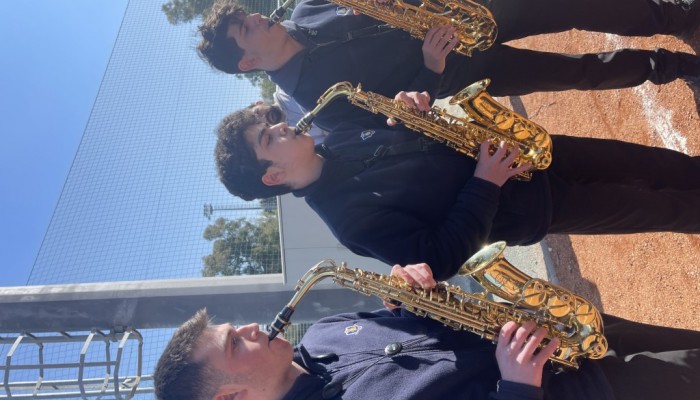 Arts Week meets Sports Day: School Band Brings the Beat to the Athletic Field!